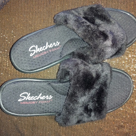 Skechers Shoes - Skechers memory foam wedge slides